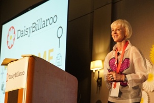 Catherine Montgomery speaks at the Billaroo conference on workers' comp billing and payment.