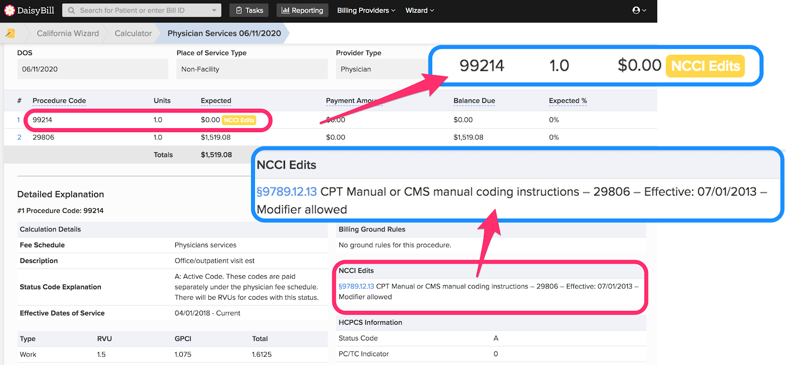 Correct Coding Initiative CCI Edits & Medically Unlikely daisyBill