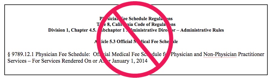 Do NOT use the Physician Fee Schedule for physician-dispensed drugs