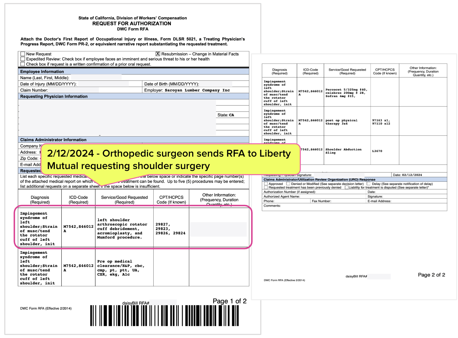 Liberty Mutual 23Month Wait for Surgery in CA daisyBill