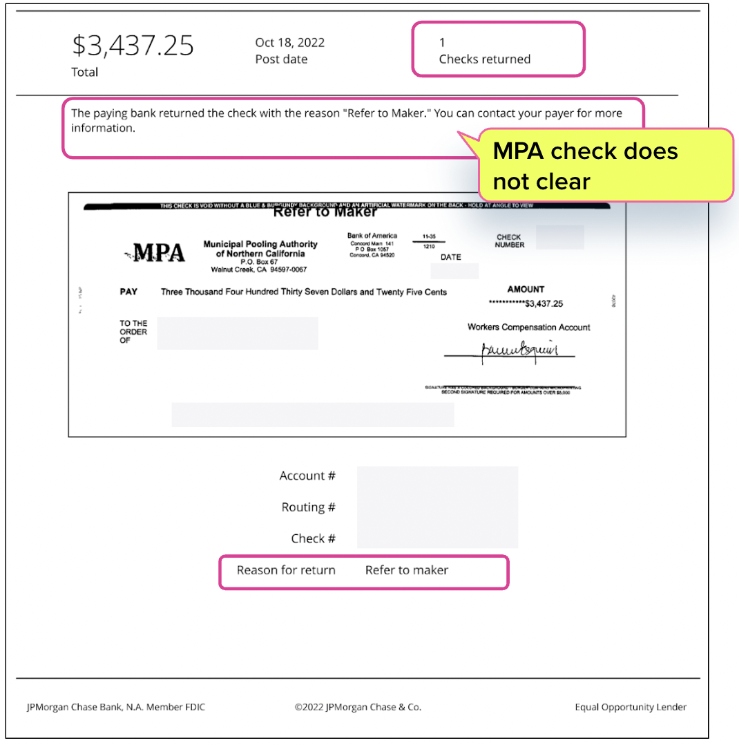 Can a check clear after it bounces? Leia aqui Can a check bounce then