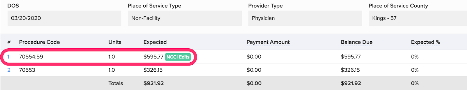 Billing Ground Rules: Technical Component, Professional Component